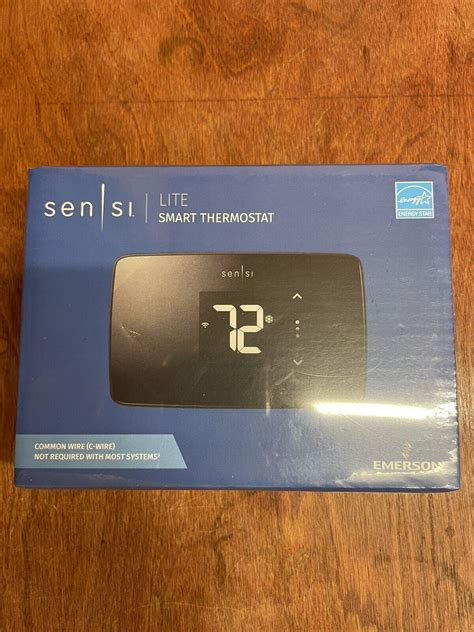 Emerson Sensi Lite St Wi Fi Smart Programmable Thermostat Black