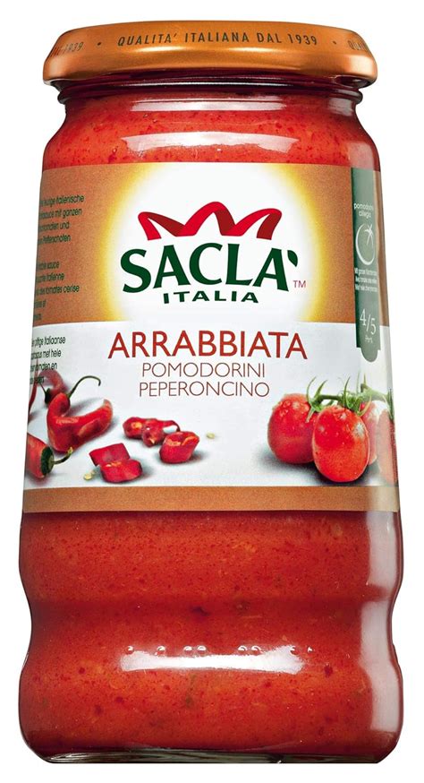 Sacla Italia Pastasauce Arrabbiata 400ml 420g Amazon De