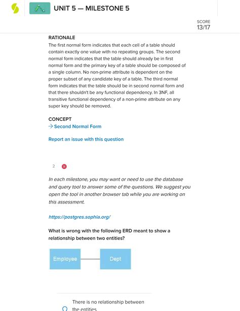 Solution Sophia Introduction To Relational Databases Unit Milestone