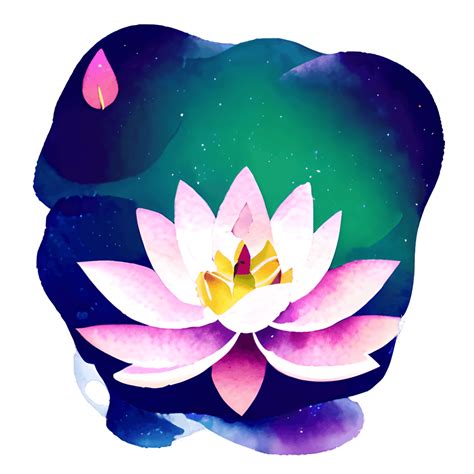 Lotus Flower Meditation Graphic · Creative Fabrica