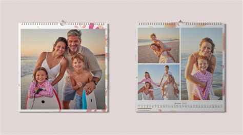 Calendrier photo personnalisé 2025 A créer facilement avec vos photos