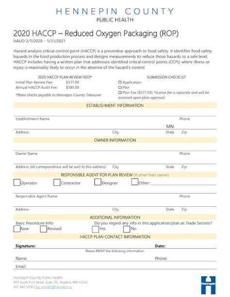 Pdf Haccp Reduced Oxygen Packaging Rop Hazard Analysis