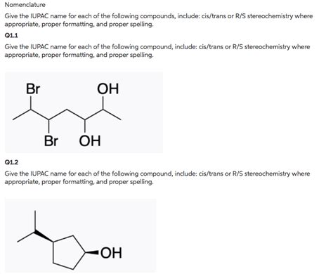 What Is The Correct Iupac Name Of The Following Structure Printable