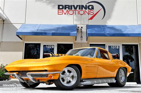 1963 Chevrolet Corvette Coupe Split Window Resto Mod Stock 6256 For