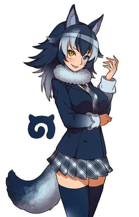 Pin En Grey Wolf Kemono Friends