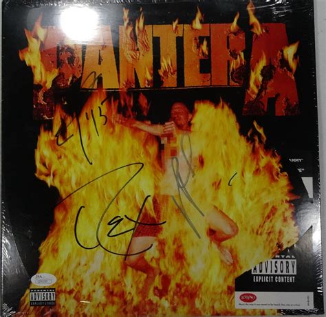 Signed Pantera Autographed 100 Proof Live Lp Certified Authentic Jsa