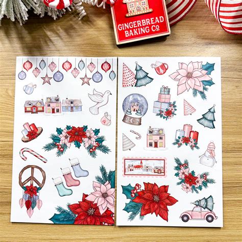 Chic Christmas Sticker Book Live Love Posh