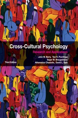 PDF Cross Cultural Psychology By John W Berry 3rd Edition