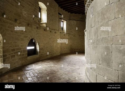 Interior Of Ancient Castle Detail Of Old Medieval Building Stock Photo