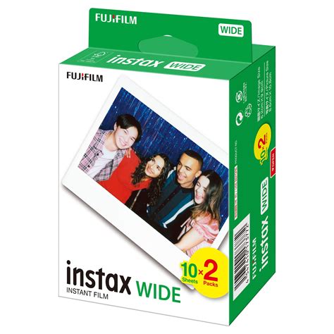 Fujifilm Instax Wide Instant Film Pacote Com 2 Branco Br