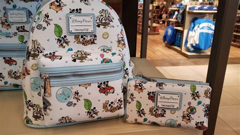 New Mickey And Minnies Runaway Railway Loungefly Mini Backpack And Wallet Will Speed Into Your