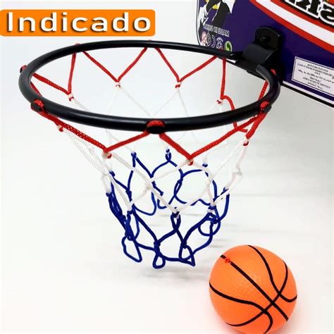 Kit Mini Basquete Infantil Jogo Tabela Cesta E Mini Bola