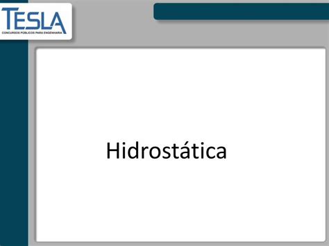 Pdf Hidrost Tica Teslaconcursos Br Exerc Cio P G A