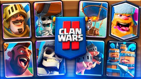 Los 4 Mejores Mazos Para La Guerra De Clanes En Clash Royale Youtube