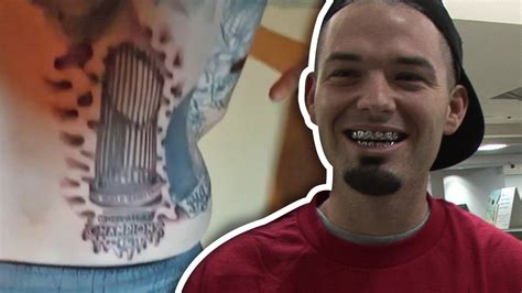 Paul Wall Gets A Huge World Series Tattoo