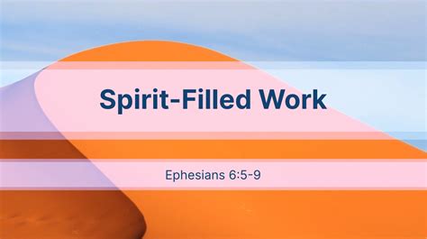 Spirit Filled Work Logos Sermons