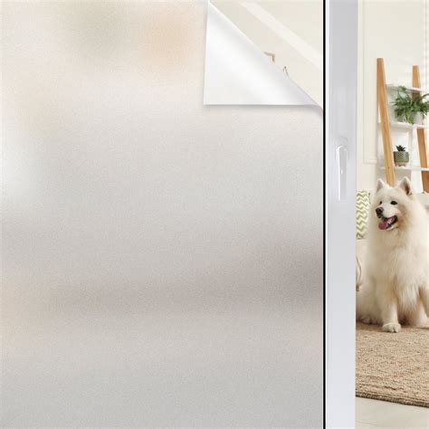 STATINT Window Privacy Film 29.5 in x 157.4 in Frosted Window Tint for