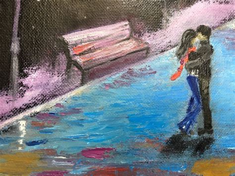 Love Story Painting Original Oil Painting Abstract Oil Art Etsy Uk