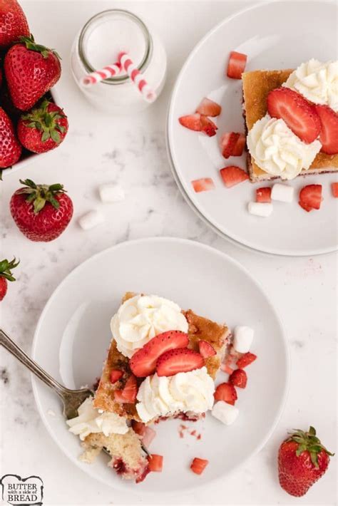 Marshmallow Strawberry Shortcake Butter With A Side Of Bread