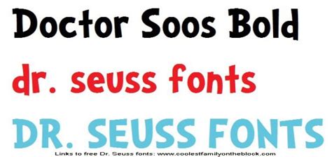 Free Dr Seuss Fonts Links Fun And Dysfunction