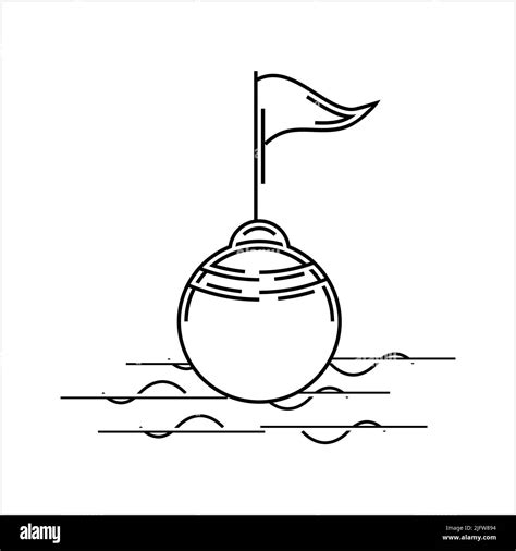 Buoy Icon Float Buoy Icon Vector Art Illustration Stock Vector Image