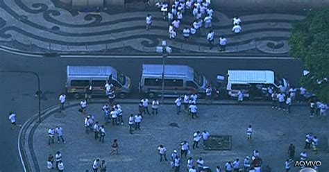 G1 Motoristas de vans fazem protesto no Centro do Rio notícias em