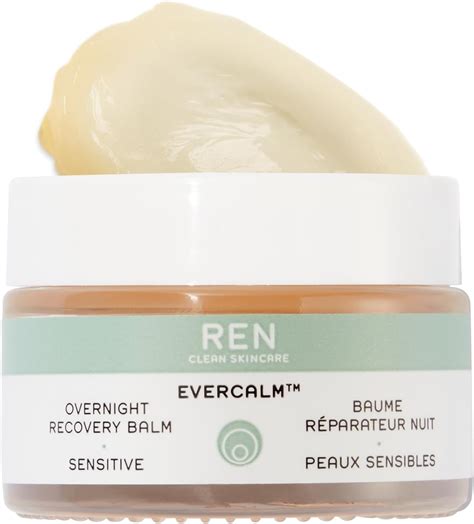 Ren Clean Skincare Evercalm Overnight Recovery Balm Facial