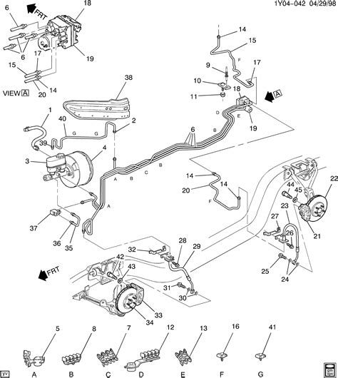 Corvette Brake Hoses Pipes Chevrolet Epc Online Nemiga