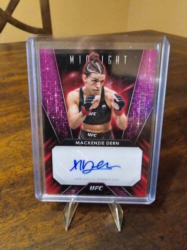 Topps Midnight Ufc Glimmer Graphs Twilight Gg Mdn Mackenzie