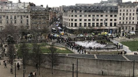 Manchester Stabbing Two People Stabbed In Piccadilly Gardens Bbc News