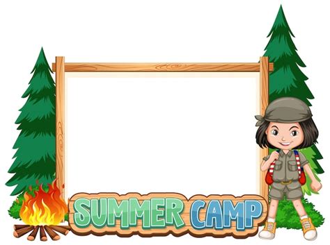 Summer Camp Borders And Frames