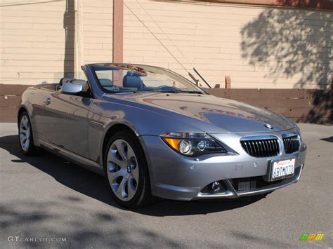 2007 Stratus Grey Metallic Bmw 6 Series 650i Convertible 36333132 Photo 1 Car