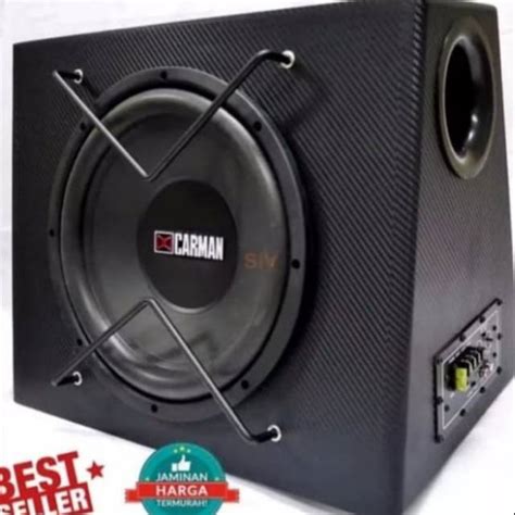 Jual Basstube Kotak Aktif Inch Carman Amplifier Shopee Indonesia