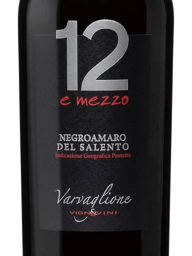 2021 Varvaglione 12 E Mezzo Negroamaro Del Salento Vivino United Kingdom