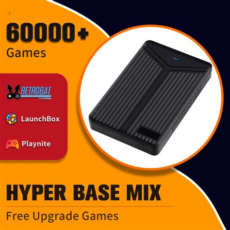 Hyper Base Mix Launchbox Retrobat Playnite Portable Ext T Gaming Hdd