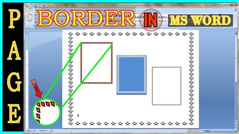 Ms Word Me Page Border Kaise Lagaye How To Create Border In Ms Word
