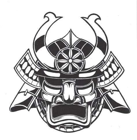 Samurai Helmet Drawing at PaintingValley.com | Explore collection of ...