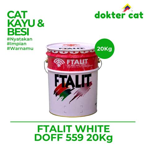 Jual FTALIT WHITE DOFF 559 20Kg CAT FTALIT WHITE DOFF 559 20Kg CAT