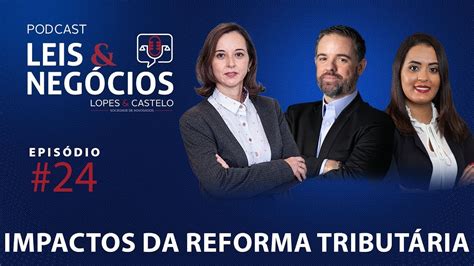 Podcast Leis Negócios Ep 24 Os impactos da Reforma tributária