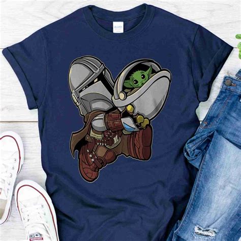 Mandalorian Baby Yoda Shirt Free Shipping By Gebli