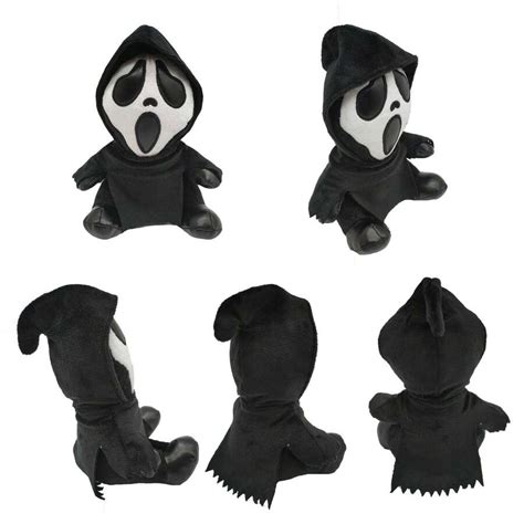 Jouets en peluche mignons de personnage de fantôme noir de dessin animé