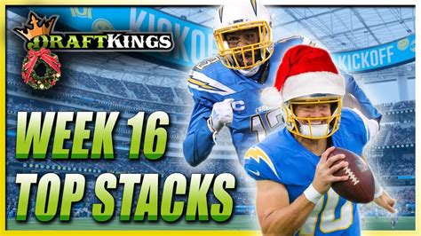 Draftkings Week 16 Top Stacks Nfl Dfs Picks And Rotogrinders Lineup Hq