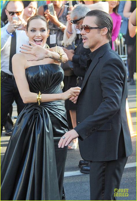 Angelina Jolie is Brad Pitt's 'Maleficent' at Hollywood Premiere ...