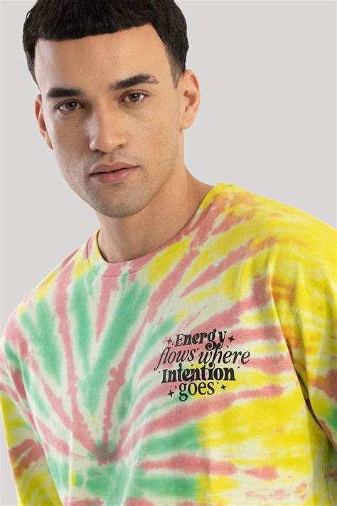 Buy Mens Marcel Multi Tie And Dye Oversized T Shirts Online Snitch