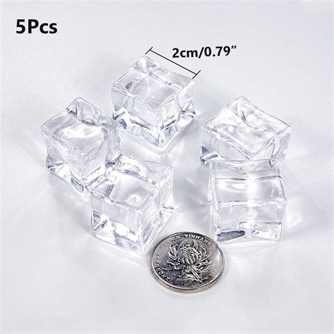 Acrylic Clear Fake Crushed Ice Rocks Diamonds Artificial Ice Cube Props Decor D Ebay