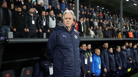 Fenerbah E Teknik Direkt R Jorge Jesus Osayi Kupa Ma Nda Sakatland