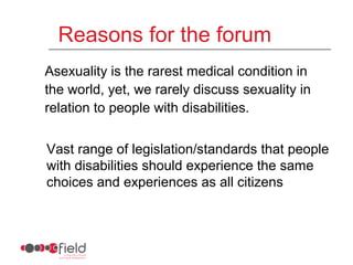 Making Relationships Love And Sex Accessible Disability And Sexuality Forum PPT