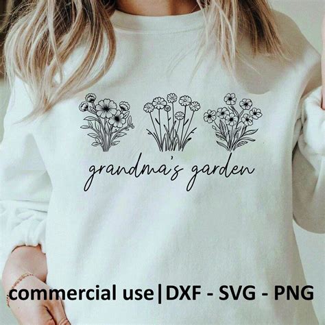 Grandma S Garden Svg Png Dxf Grammys Garden Svg Png Files Flowers Svg