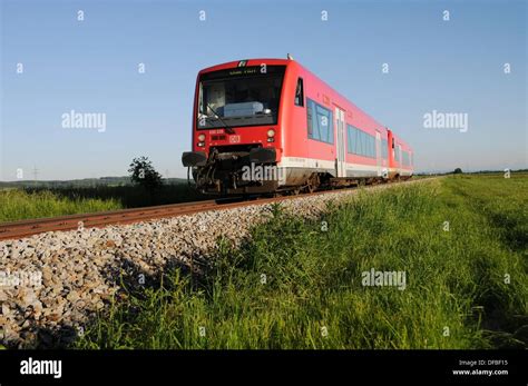 deutsche bahn regional train stock photo alamy
