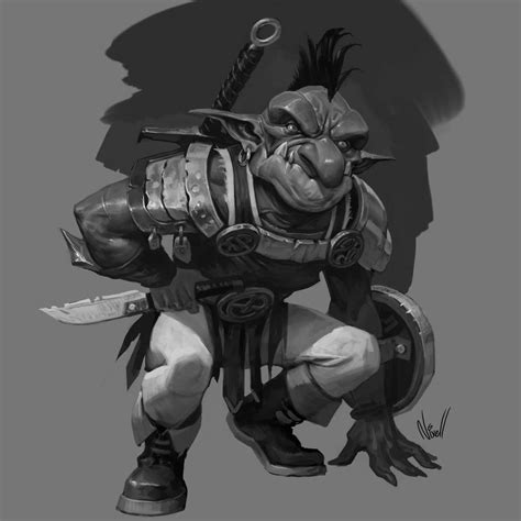 Goblin warrior by nixell on DeviantArt